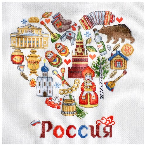 Набор для вышивания Россия марья искусница сувенирное мыло 23 февраля