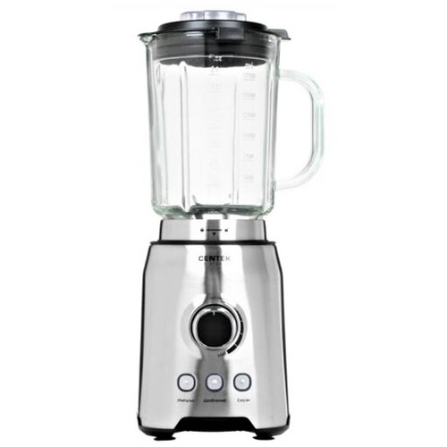 Блендер стационарный настольный CT-1329 серебристый 2000 Вт плавная рег скорости 3 режима стеклянный стакан -175лимпульсный режим 1230900₽