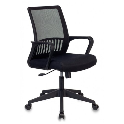 фото Кресло бюрократ mc-201 черный tw-01 tw-11 крестовина пластик