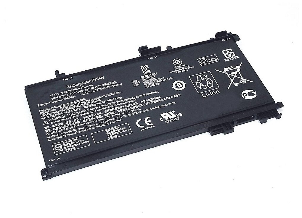 Аккумуляторная батарея для ноутбука HP Pavilion 15-bс Omen 15-ax (TE04XL) 15.4V 63.3Wh