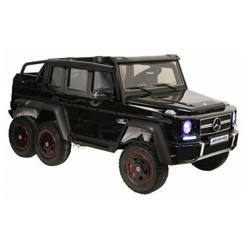 Crazy Car Автомобиль Mercedes-Benz G63 AMG 4WD (6-колесный), черный глянец