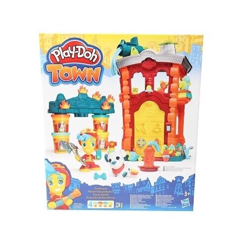 Play-Doh Город Игровой набор Пожарная станция B3415EU4 Hasbro play doh город игровой набор пожарная станция b3415eu4 hasbro