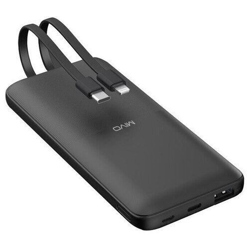 Внешний аккумулятор MIVO MB-108TL 10000 мАч 37 Wh чёрный tipe-c lighting BL1 178000₽