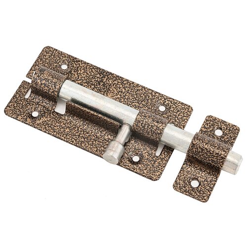 Засов дверной круглый Секрет ЗД-01, бронза антик