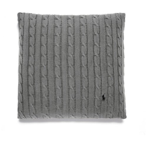 фото Декоративная подушка ralph lauren cable cotton charcoal 45x45 см ralph lauren home