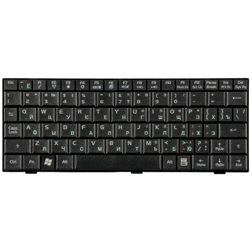 Клавиатура для ноутбука Asus Eee PC PC 700 900 4G Series Плоский Enter Черная без рамки PN V072462BS2 810₽