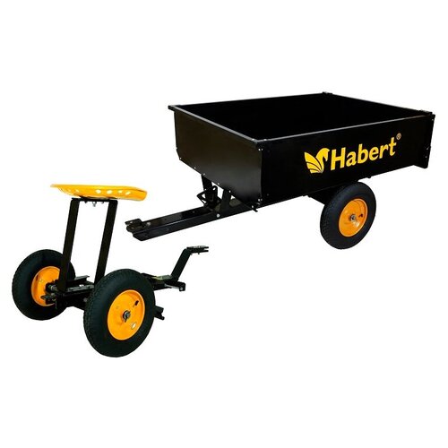 Комплект прицепного оборудования к мотоблоку (адаптер+тележка) Habert