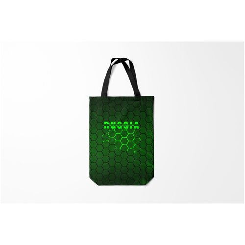 фото Сумка-шоппер / 31х42 см / патриотичные / я русский russia burnettie