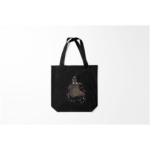 фото Сумка-шоппер / 40х40 см / аниме / унесенные призраками хомяк боо и пыльные зайчики burnettie