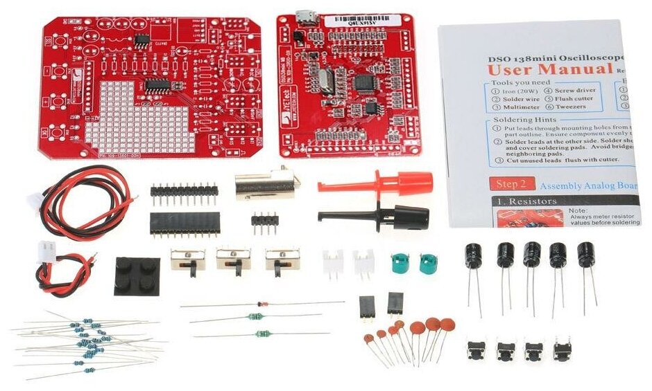 Цифровой осциллограф DSO138 mini (набор для сборки) — купить в интернет-магазине по низкой цене на Яндекс Маркете