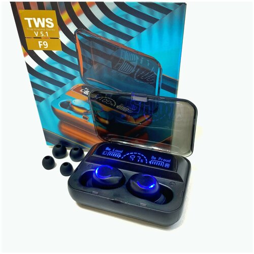 Беспроводные наушники Meduza F9-51BluetoothШумоподавлениеHiFi звучаниеВодонепроницаемые со встроенным микрофономСенсорное управлениеIOSAndroid 98000₽