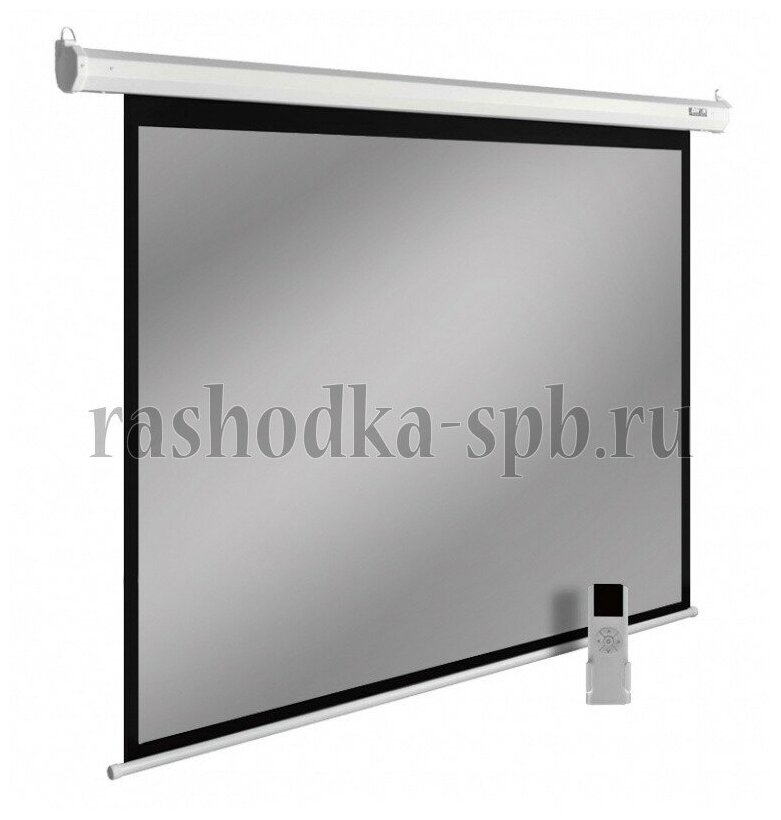 Экран рулонный Cactus SIlverMotoExpert CS-PSSME-220X138-WT