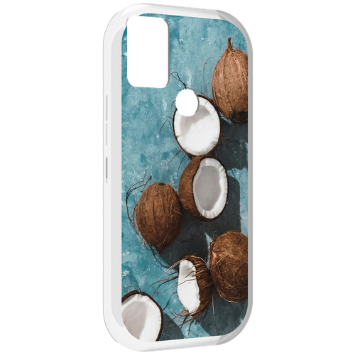 Чехол MyPads красивые-кокосы для UMIDIGI A9 задняя-панель-накладка-бампер чехол mypads красивые кокосы для meizu v8 задняя панель накладка бампер