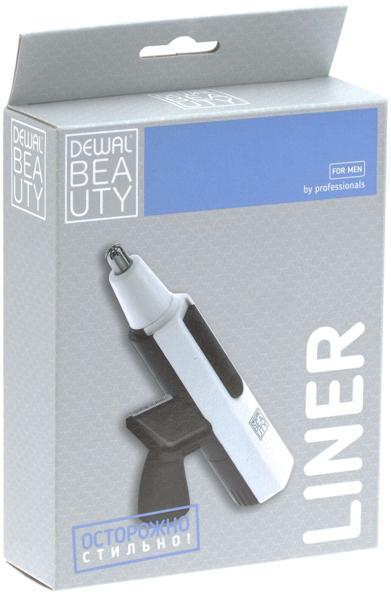 Машинка для стрижки в носу и ушах DEWAL BEAUTY Liner, 2 ножевых блока, работает от батарейки AA - фотография № 15