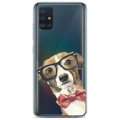фото Силиконовый чехол "умный пес" на samsung galaxy a51 / самсунг гэлакси а51 case place