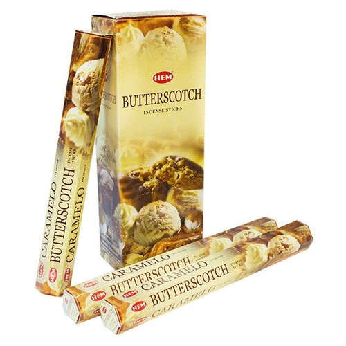 Благовония палочки HEM Карамель Butterscotch 120 шт