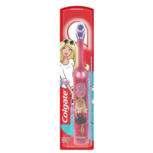 Зубная щетка Colgate CN07552A SMILES Barbie, розовый