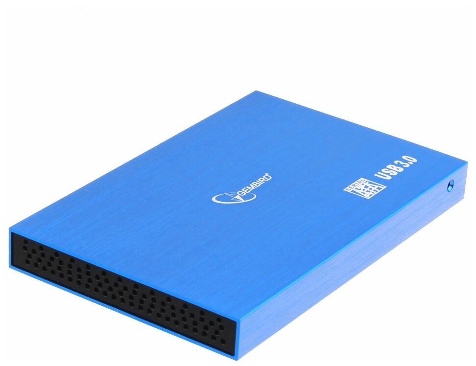 Внешний корпус для HDD 2.5" Gembird Ee2-u3s-56, алюминий, синий металлик, USB 3.0