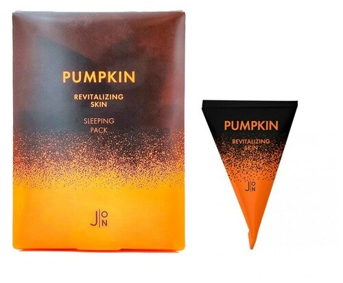 Маска для лица ночная с тыквой, 1шт*5мл | J: ON Pumpkin Revitalizing Skin Sleeping Pack