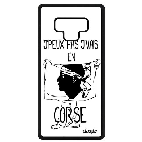 фото Новый чехол на телефон // galaxy note 9 // "еду на корсику" туризм флаг, utaupia, белый