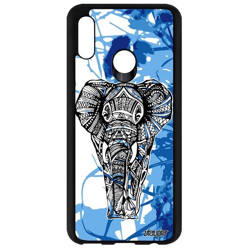 фото Противоударный чехол на телефон // honor 10 lite // "слон" стиль азиатский, utaupia, голубой