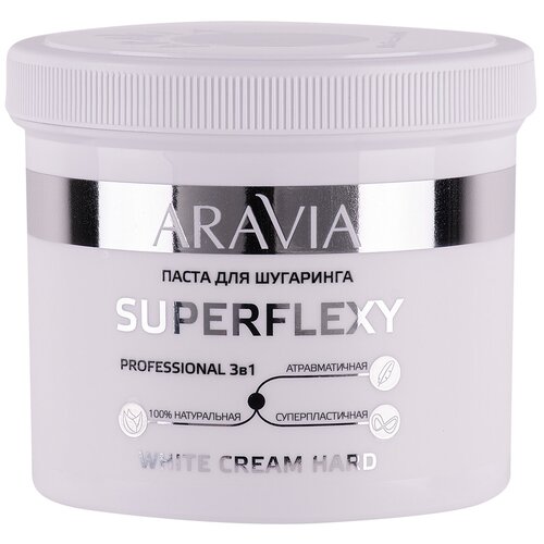 Купить ARAVIA Professional, Паста для шугаринга SUPERFLEXY WHITE CREAM, 750 г, паста