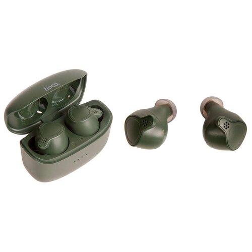 Наушники-гарнитура HOCO ES47 Shelly беспроводные оригинальной серии с док станцией TWS BT 50 зеленый 6931474743411 109800₽