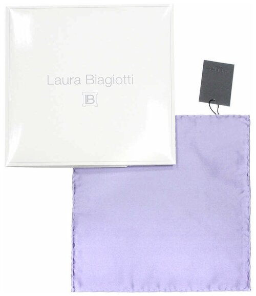 Платок Laura Biagiotti, 26х26 см, фиолетовый