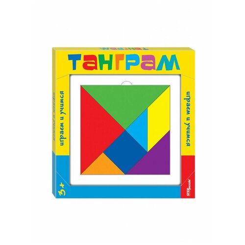 Развивающая игра из дерева Танграм, Степ Пазл