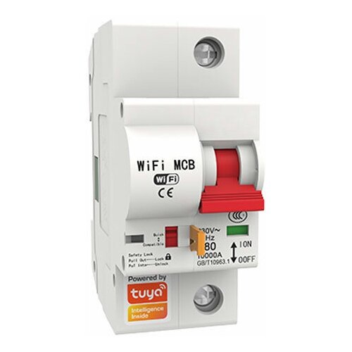 Умный WIFI автоматический выключатель Ps-Link MCB-1P