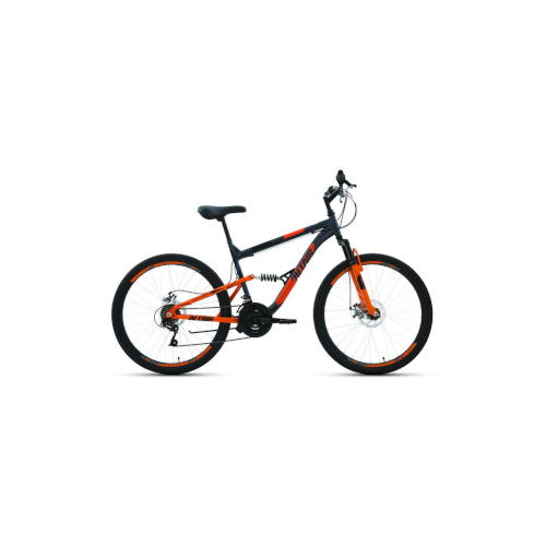 Велосипед взрослый Altair MTB FS 26 2.0 D темно-серый/оранжевый (RBK22AL26074)