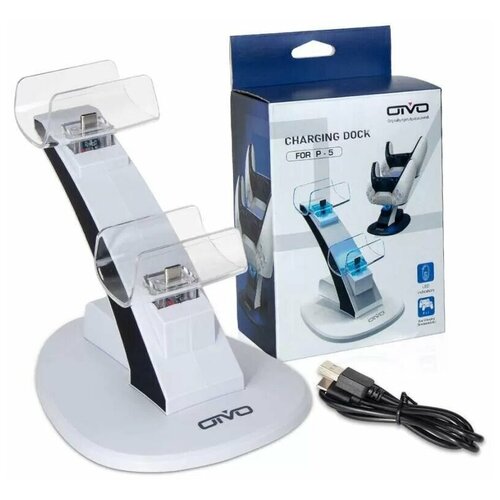 Зарядная станция Oivo Charging Dock (IV-P5234) Белая (PS5)