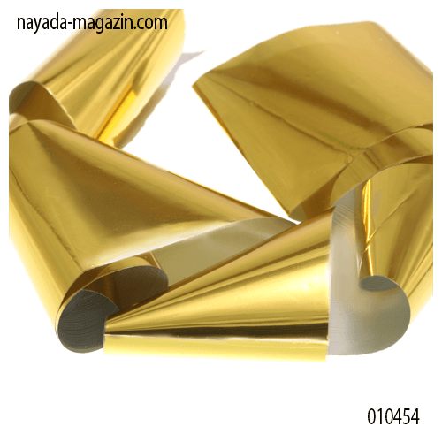 Фольга Nayada для дизайна ногтей Золотой рудник 70Х5 см