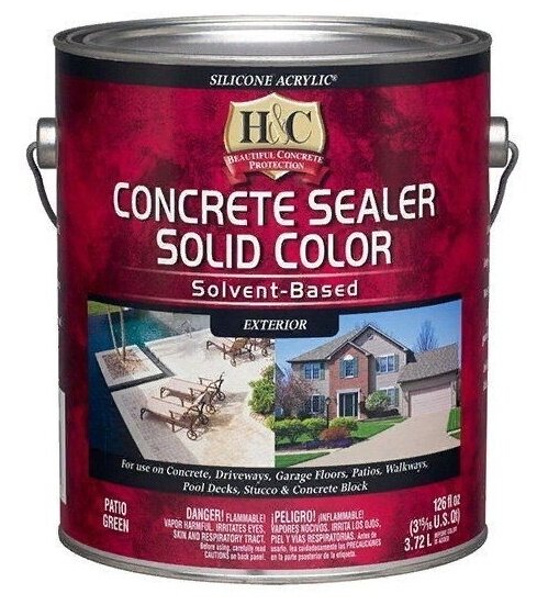 H&C Concrete Sealer Solvent Based Лак для камня (бесцветный, 3,78 л)