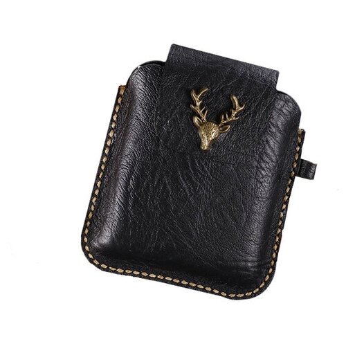 фото Чехол-кобура mypads для samsung galaxy z flip sm-f700 из качественной импортной кожи черного цвета