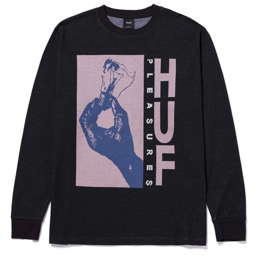 Лонгслив HUF X PLESUARES Light Up Jacquard Long Sleeve Knit Shirt / M