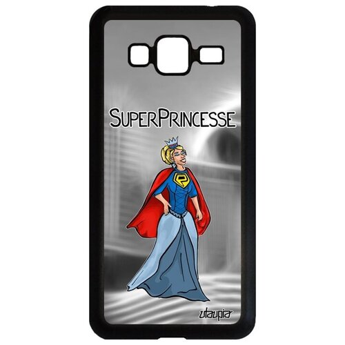 фото Модный чехол для // galaxy j3 2016 // "суперпринцесса" супергерой комикс, utaupia, серый