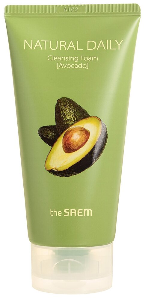 Пенка для умывания The Saem Natural Daily Cleansing Foam Avocado, 150 мл