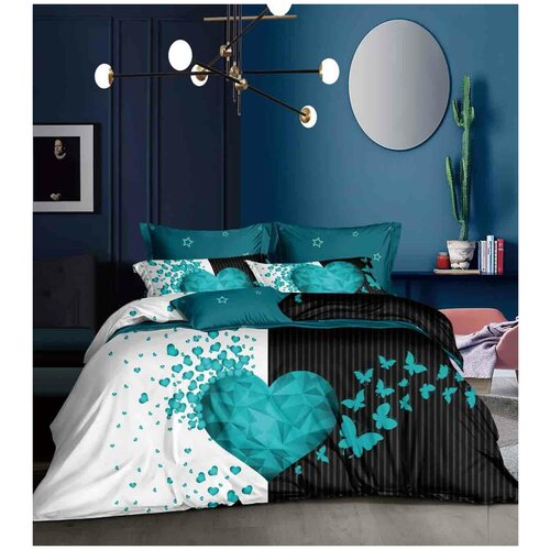 фото Комплект постельного белья dream fly евро 2 наволочки df03-269 код1069 tango