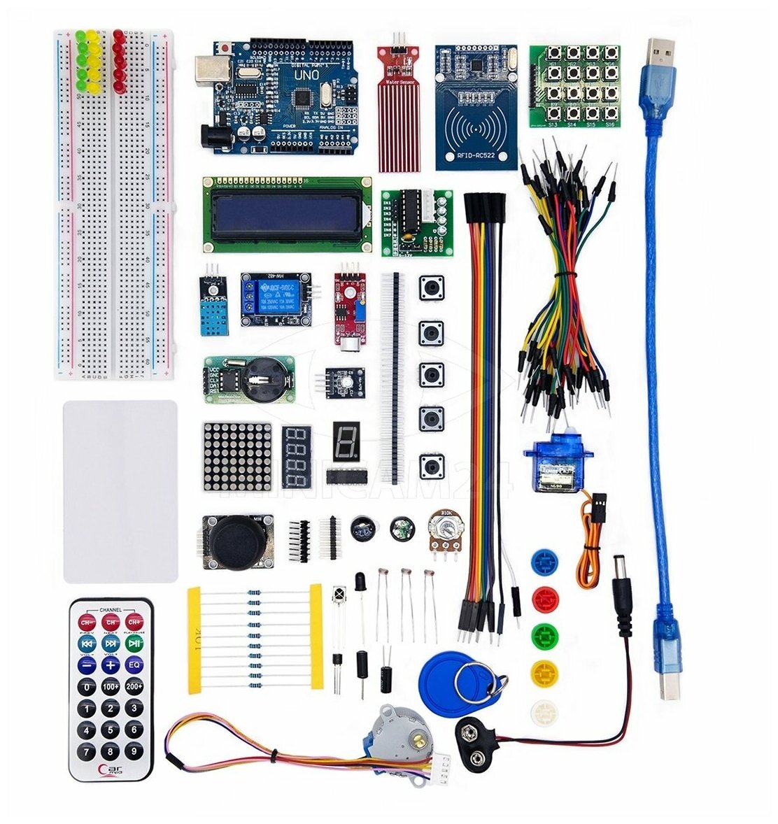 Набор для моделирования на Ардуино 9V Maximum KIT с RFID модулем (Arduino UNO R3 (совместимая))