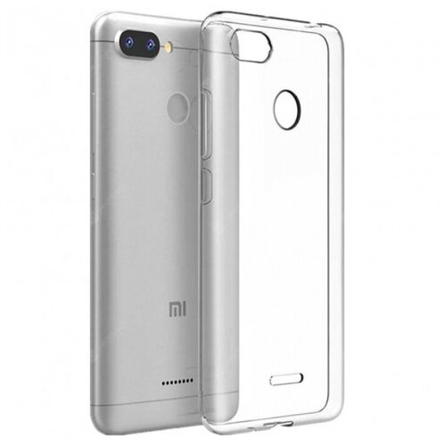 Clear Case Прозрачный TPU чехол 2мм для Xiaomi Redmi 6 clear case прозрачный tpu чехол 2мм для xiaomi mi 9