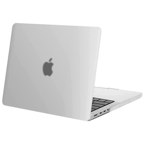 Чехол для MacBook Pro 14 2021 A2442, Nova Store, пластик, Прозрачный Матовый