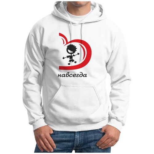 фото Худи coolpodarok, размер 56, белый