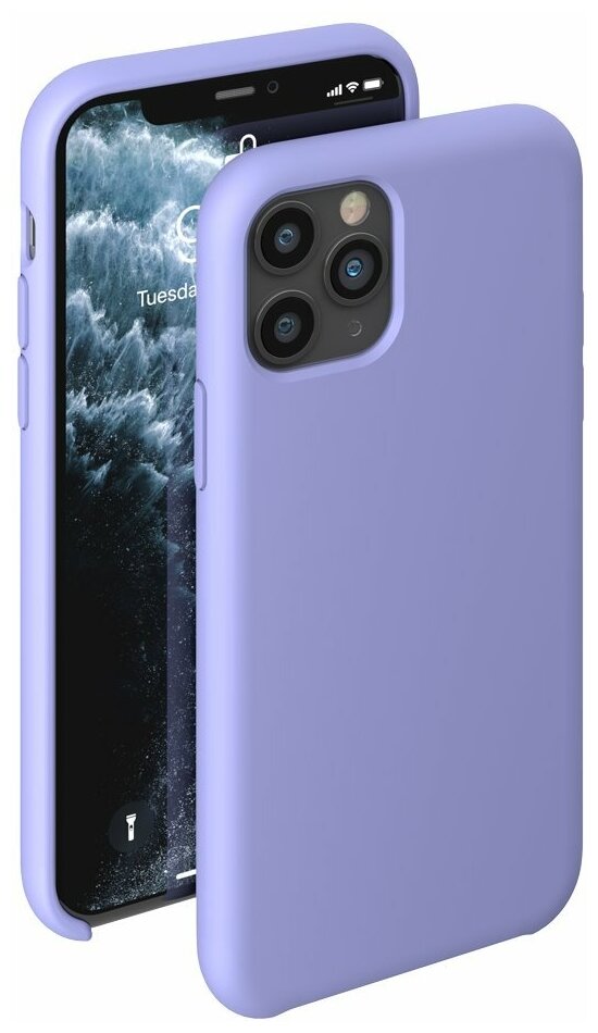 Чехол Deppa Liquid Silicone Case для Apple iPhone 11 Pro лавандовый