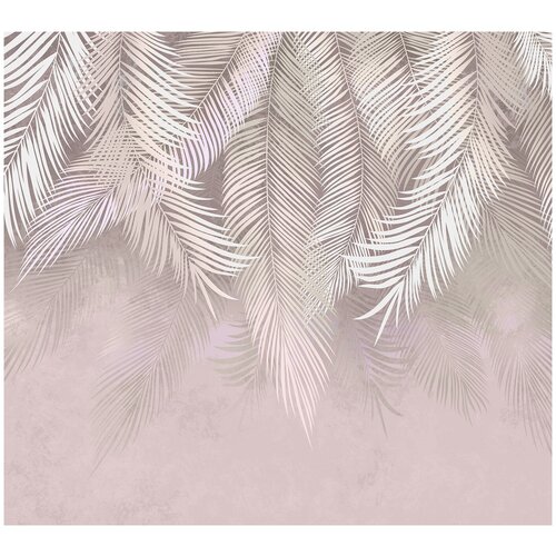 Фотообои виниловые на флизелиновой основе Polimar Пальмовые листья Арт143-042 300см х 270см обои для гостиной кухни детской 5820₽