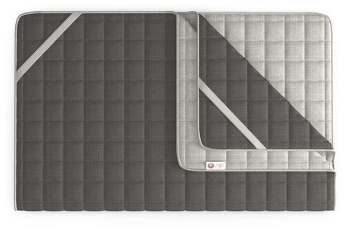 Чехол на матрас защитный Gray-Black 140x200