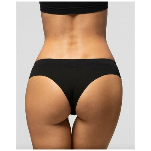 Трусики Brasiliana Seamless Pompea (nero черный S/M)