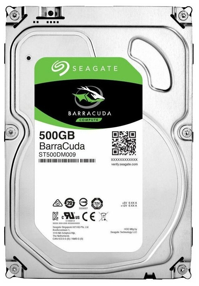 Жесткий диск Seagate Barracuda ST500DM009 SATA-III/500Gb/7200rpm/32Mb/3.5