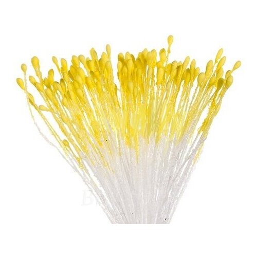 Тычинки для цветов Солнечно-желтые мелкие ТЧ-31 Avelly, 280 шт.