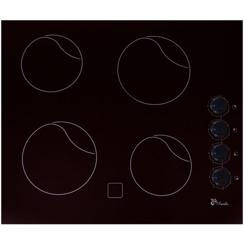 Электрическая варочная панель лысьва ПЭВ 40С 4 конфорки черный 1427700₽